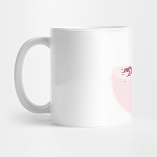 Fill your own cup/pastel girl with red petals Mug